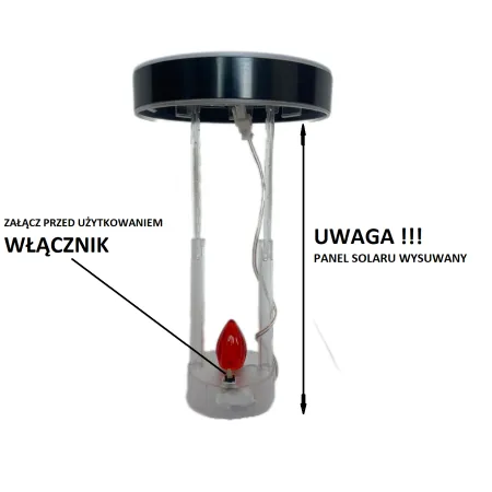 ZNICZ SOLARNY SERCE - 2375 ( 1 szt.)