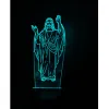 517-znicz led Jezus błękitny przód 1 sztuka