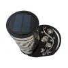 2379-znicz solarny florencja srebrny od góry 1 sztuka