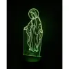 517-znicz led Maryja żółta przód 1 sztuka
