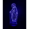 517-znicz led Maryja fioletowa przód 1 sztuka