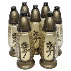 ZNICZ RÓŻA - 076 ( 1 opakowanie 7 szt. )