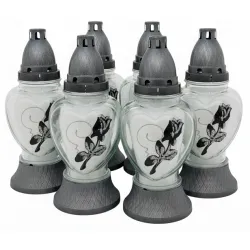 ZNICZ RÓŻA - 254 ( 1 opakowanie 6 szt. )