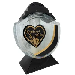 2069-znicz czarny z napisem Kochanej Babci prawa strona 1 sztuka