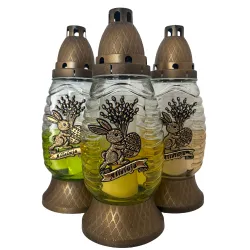 929-znicze zajączek 3 sztuki