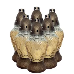 009-znicz przezroczysty złoty opakowanie