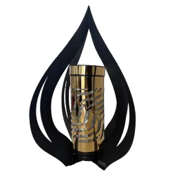 2381-znicz solarny złoty płomyk mały 1 sztuka