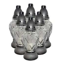 009-znicz przezroczysty grafitowy opakowanie