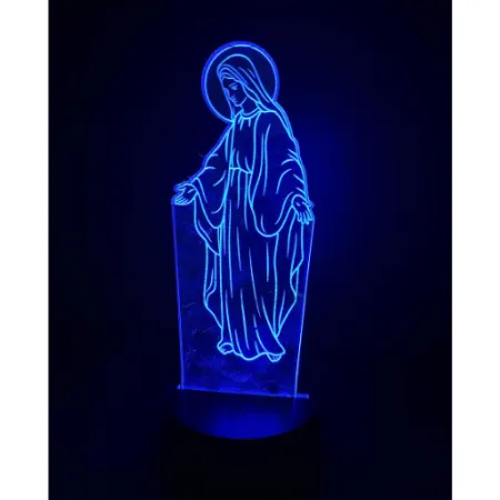 517-znicz led Maryja granatowa przód 1 sztuka