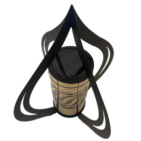 2382-znicz solarny złoty  płomyk duży 1 sztuka