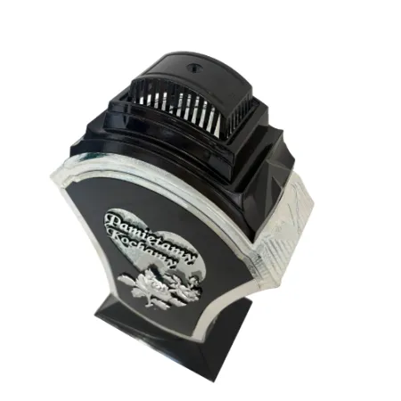 2070-znicz tęczowy ze srebrnym napisem Kochamy Pamiętamy 1 sztuka