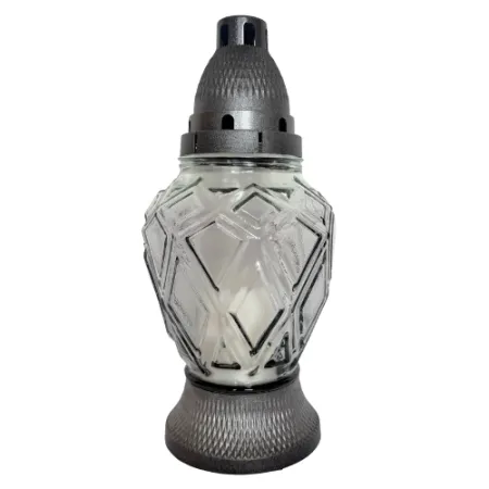 009-znicz przezroczysty grafitowy przód 1 sztuka