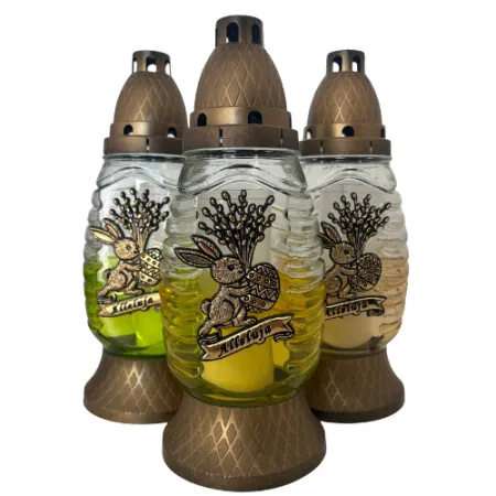 929-znicze zajączek 3 sztuki