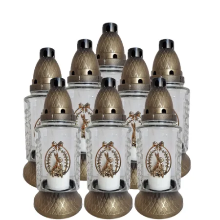 917-znicz zajączek złoty opakowanie