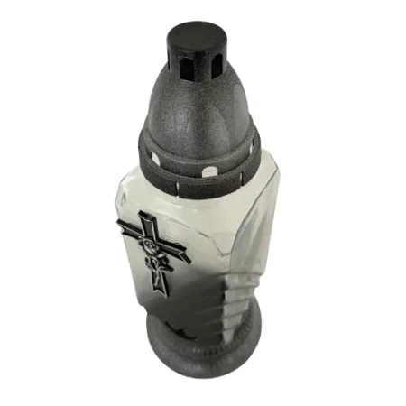 109-znicz srebrny z krzyżem góra 1 sztuka