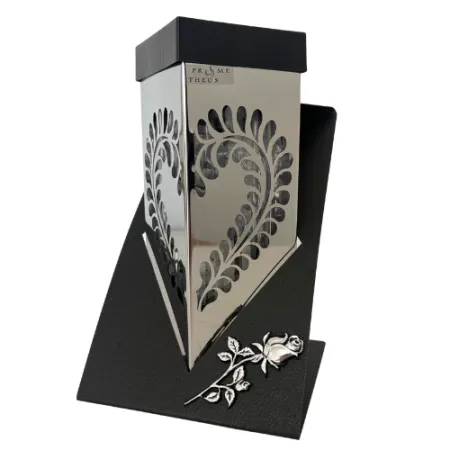 2379-srebrny znicz solarny anielski płomień 1 sztuka