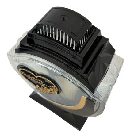 2069-znicz czarny z napisem Kochanemu Dziadkowi od góry 1 sztuka