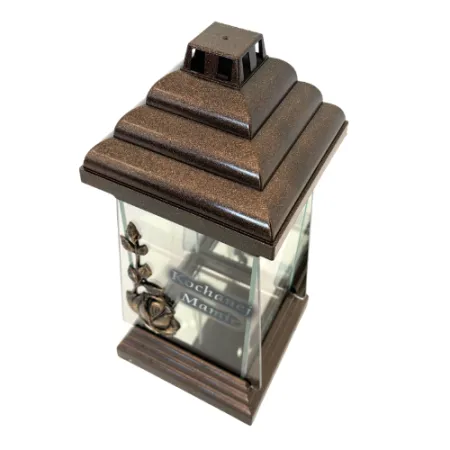 407-znicz złota kapliczka z napisem Kochanej mamie od góry 1 sztuka