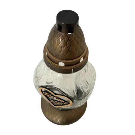 144-znicz złote serce z napisem kochamy 1 sztuka