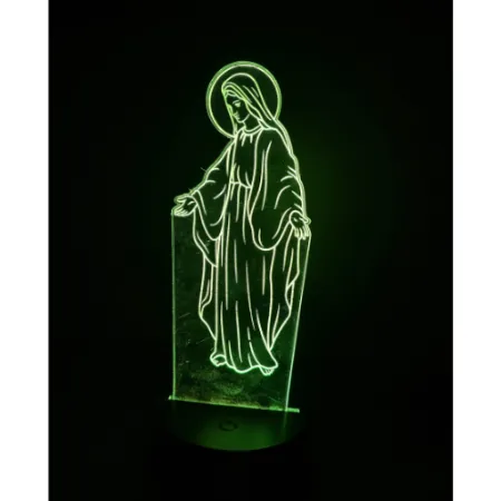 517-znicz led Maryja żółta przód 1 sztuka
