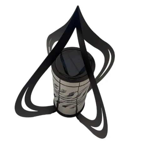 2382-znicz solarny srebrny płomyk duży 1 sztuka