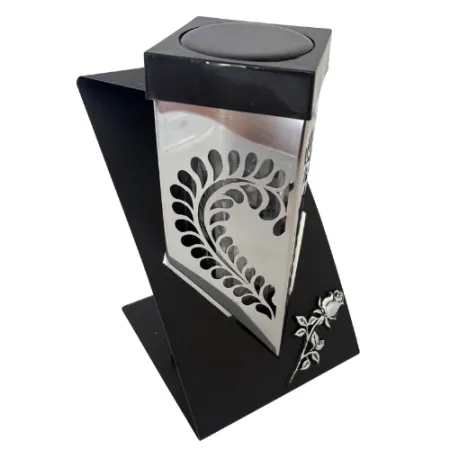 2379-srebrny znicz solarny anielski płomień 1 sztuka