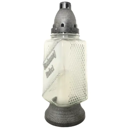 157-znicz srebrny z napisem Kochanej babci lewy bok 1 sztuka