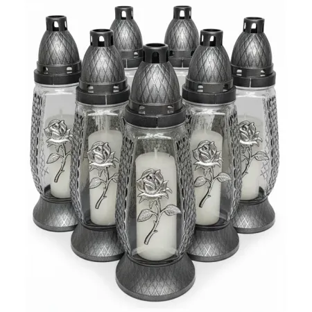 ZNICZ RÓŻA - 076 ( 1 opakowanie 7 szt. )