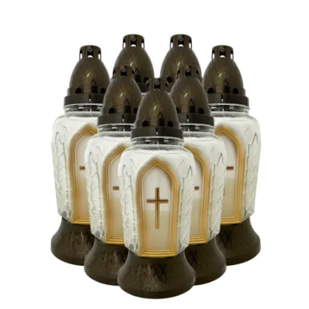 041-znicz złoty z krzyżykiem opakowanie