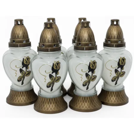 ZNICZ RÓŻA - 254 ( 1 opakowanie 6 szt. )