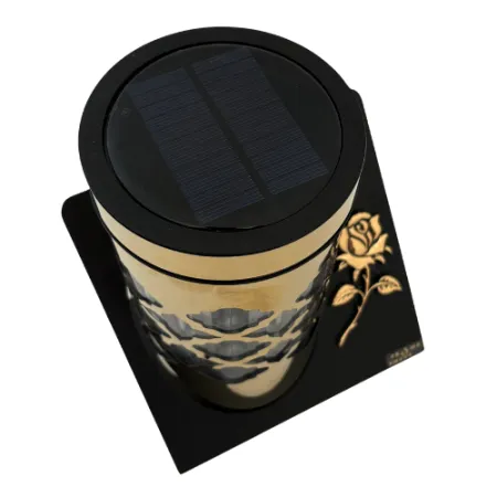 ZNICZ SOLARNY RÓŻA PARIS OWAL 24 cm - 2379 ( 1 szt. )