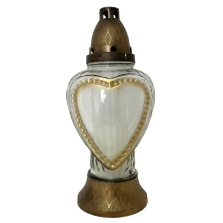 086-znicz złote serce 1 sztuka